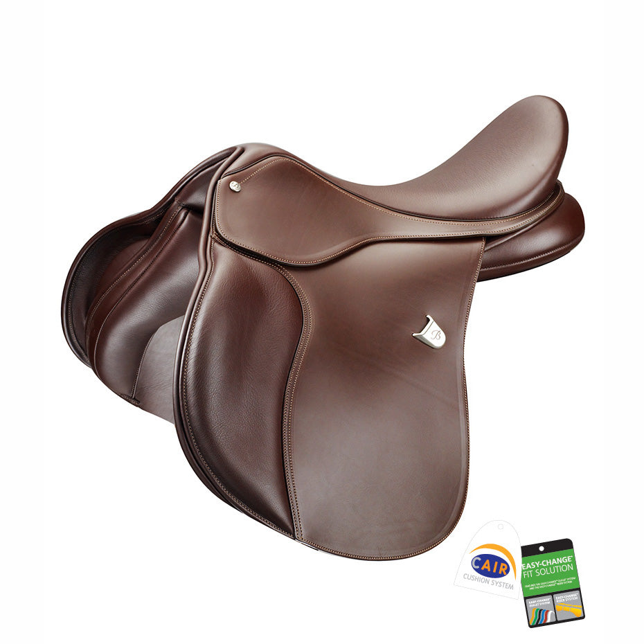 Bates All Purpose Saddle (CAIR) - Classic Brown — Buckets Saddlery